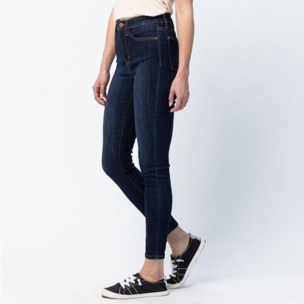 Judy Blue High Waist Hidden Back Pocket Yoke Seam Skinny